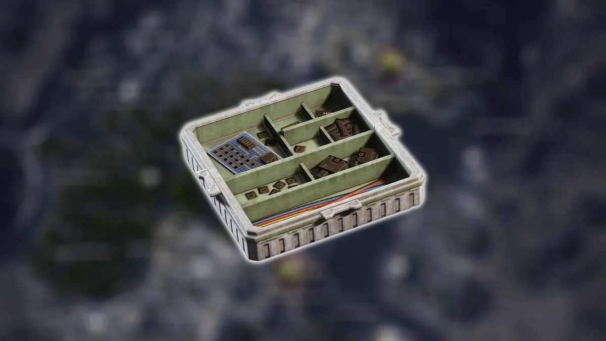 Advanced Electrical Components overlaid over a map of the Dam Battlegrounds in ARC Raiders.