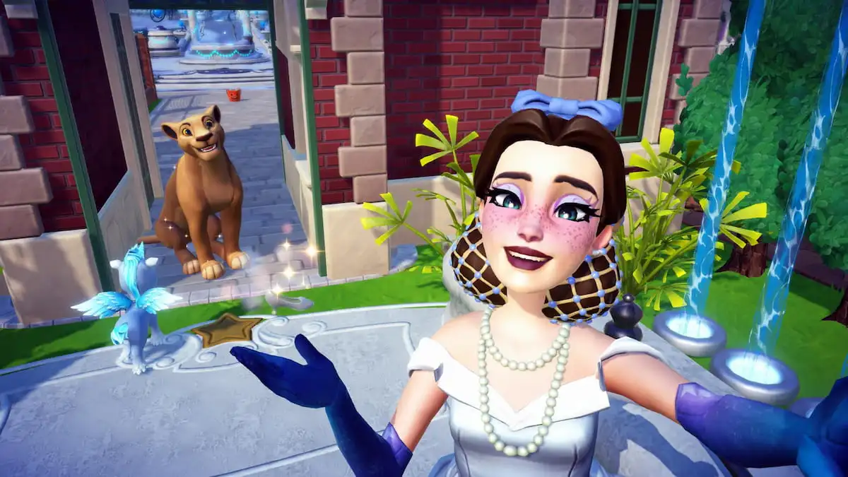 Cinderella shoe on ground in disney dreamlight valley