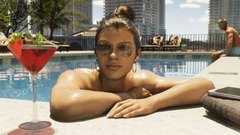 GTA 6 Lucia in the pool