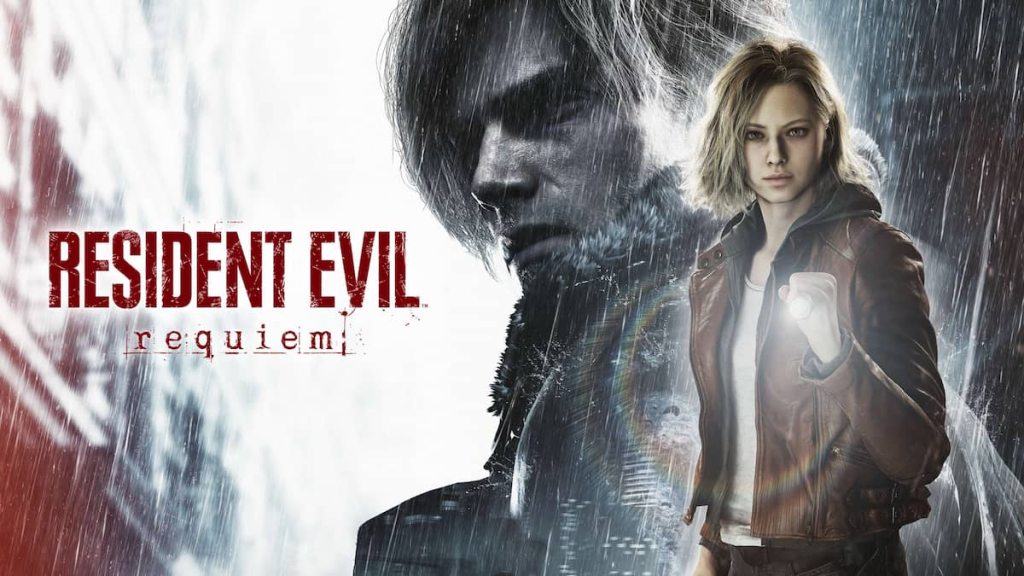Resident Evil Requiem key art Leon and Grace