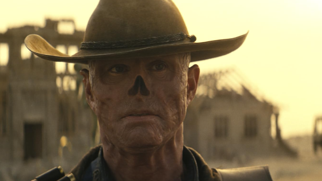 Walton Goggins as the Ghoul in Fallout TV show.