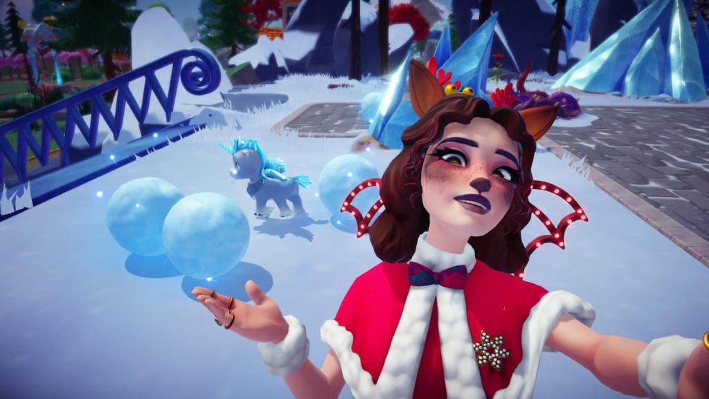 Snowballs in disney dreamlight valley