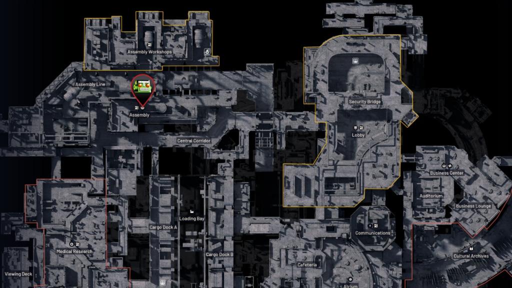 A partial 3D render of the lower Stella Montis map in ARC Raiders.