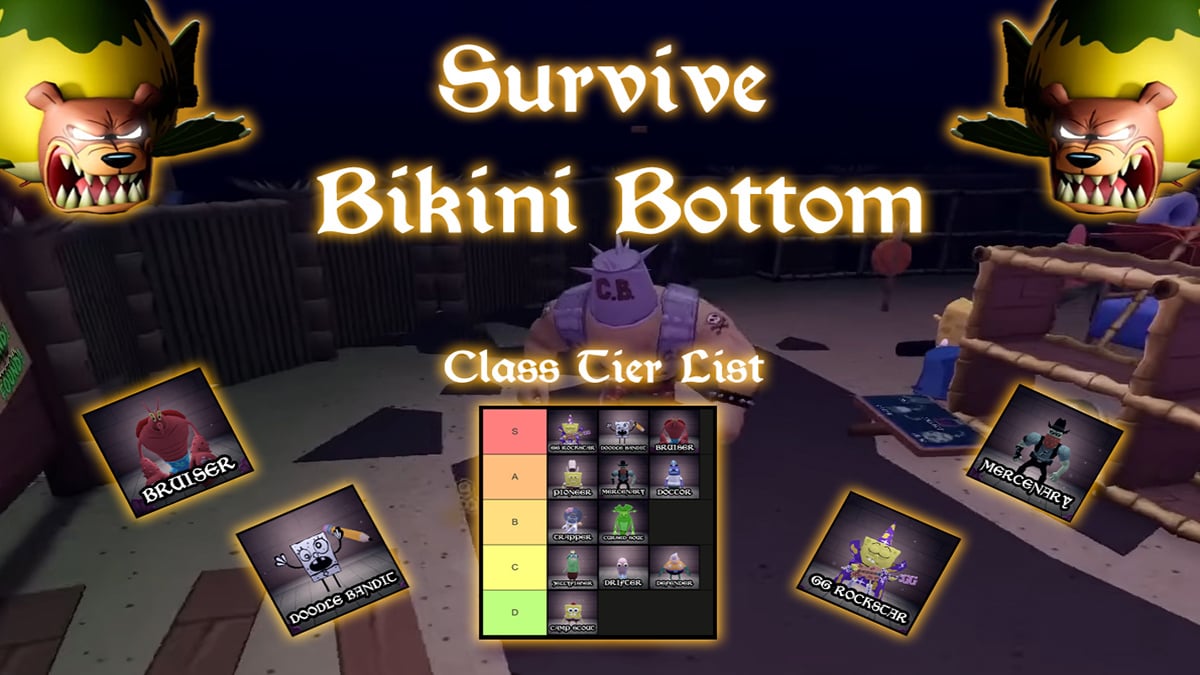 survive bikini bottom class tier list and guide