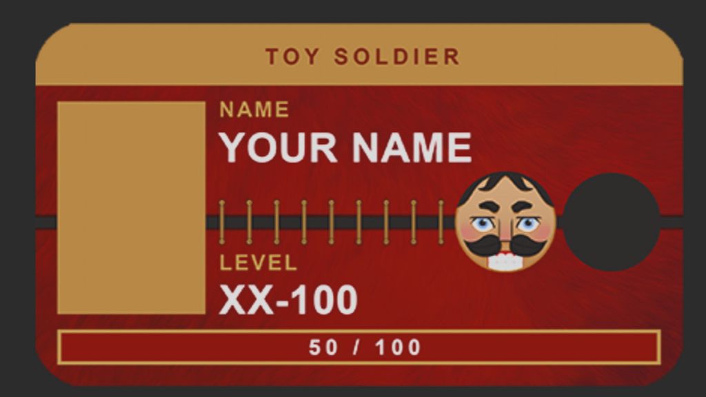 toy soldier id card in phasmophobia
