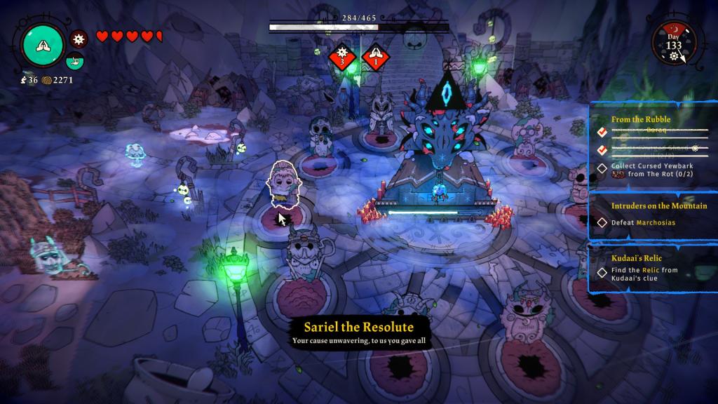 Sariel in Cult of the Lamb