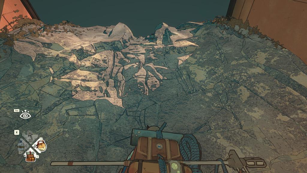 Climbing a hill in Cairn