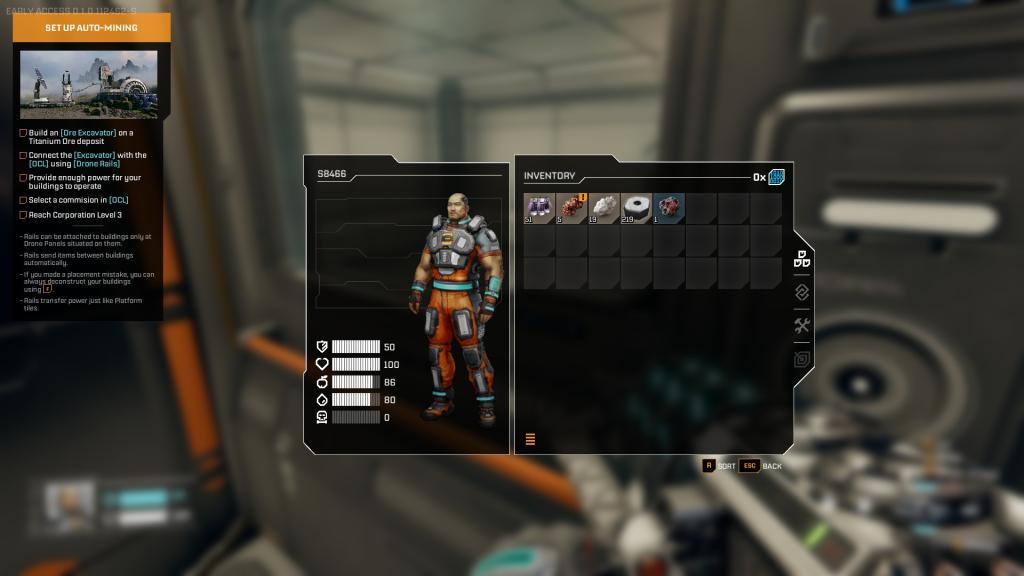 Inventory in StarRupture