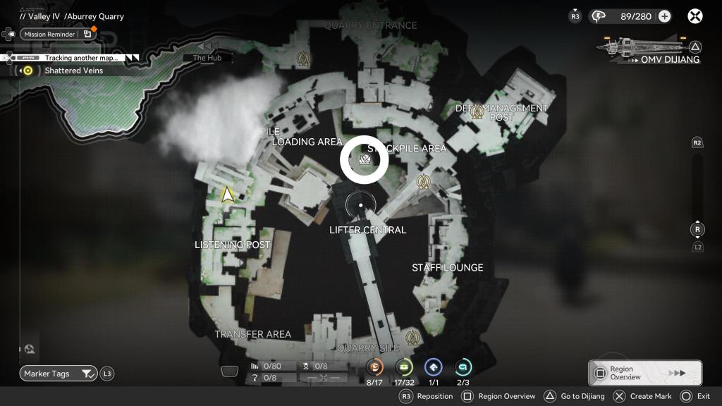 All Aburrey Quarry Kalkonyx locations in Arknights Endfield.