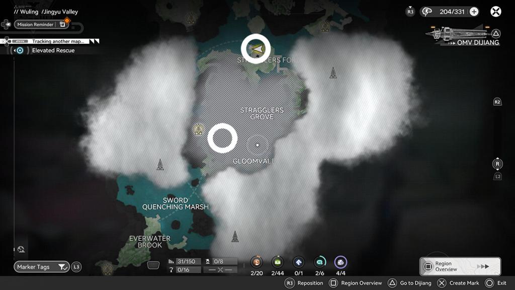 The locations of two Template Crates in Endfield.