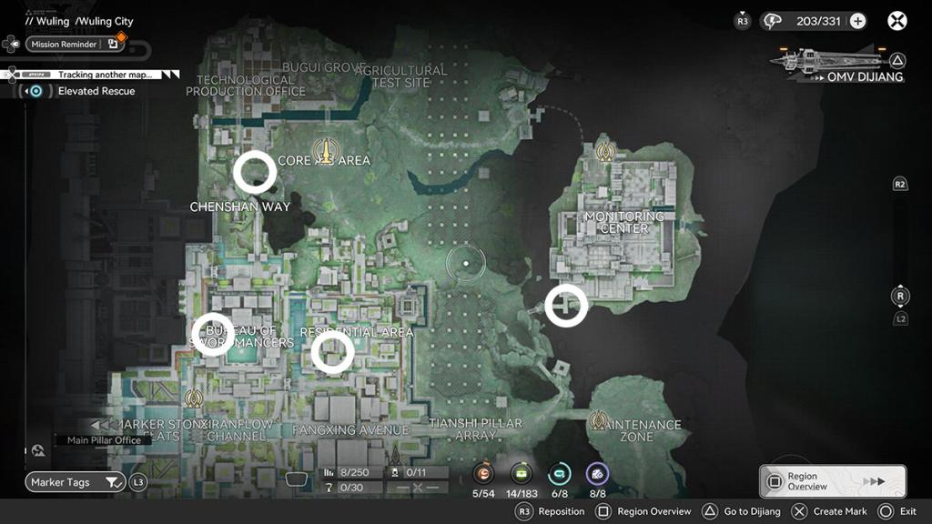 The locations of the final four Template Crates in Endfield.