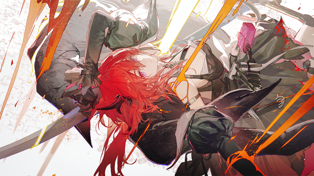 Laevatain, as seen in Arknights: Endfield.