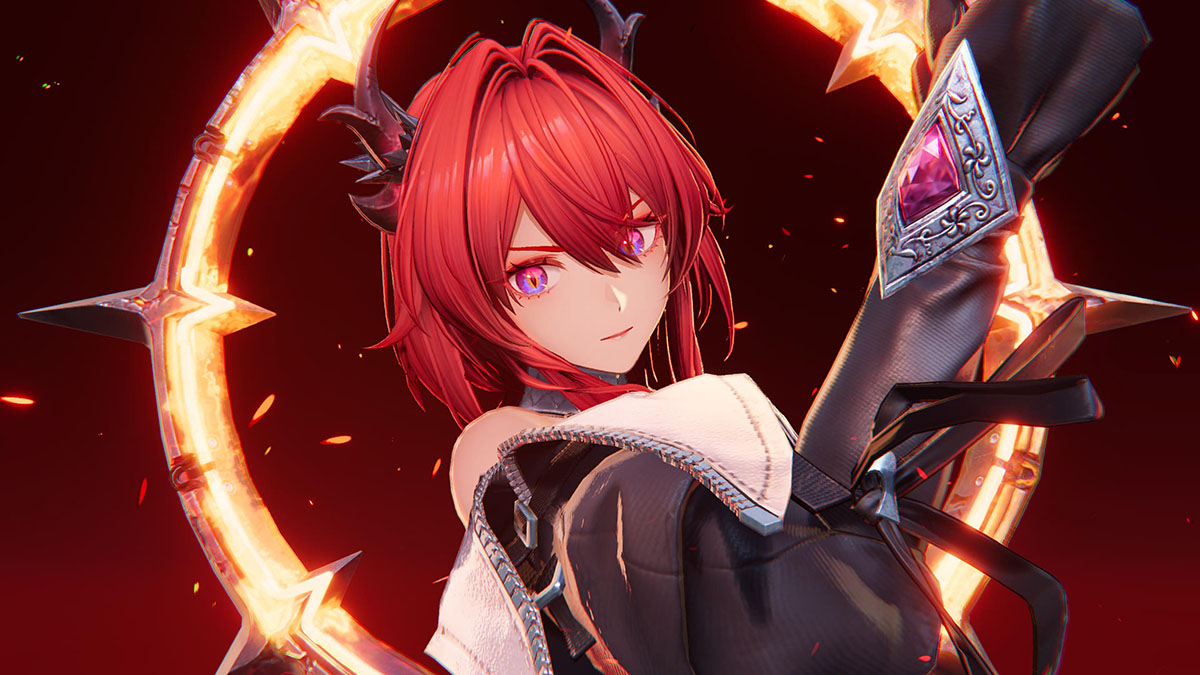 Laevatain, as seen in Arknights Endfield.