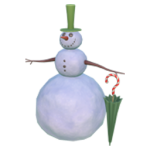 Dapper snowman in DDV