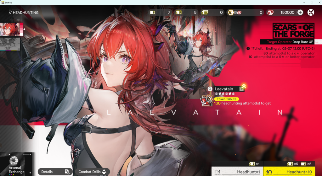 Highlight banner in Arknights Endfield