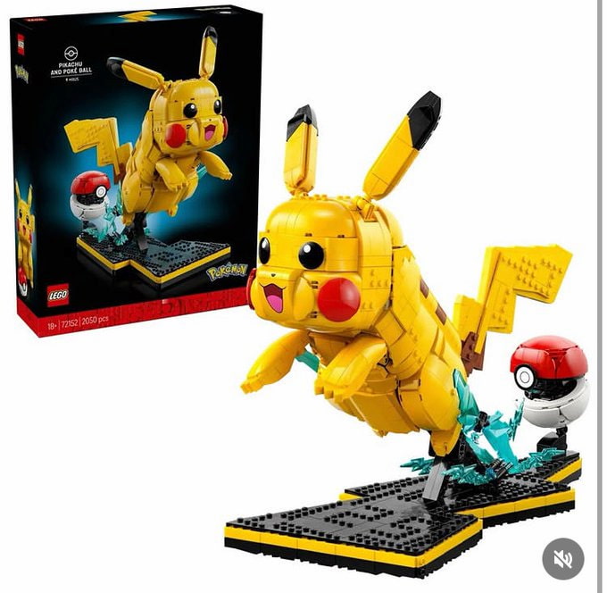 Conjunto LEGO Pokébola Pikachu