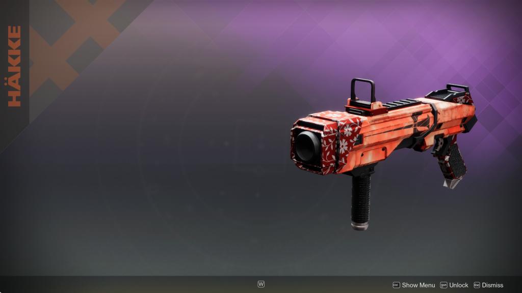 The Gizmo Weft grenade launcher with the red T5 glow from Renegades.