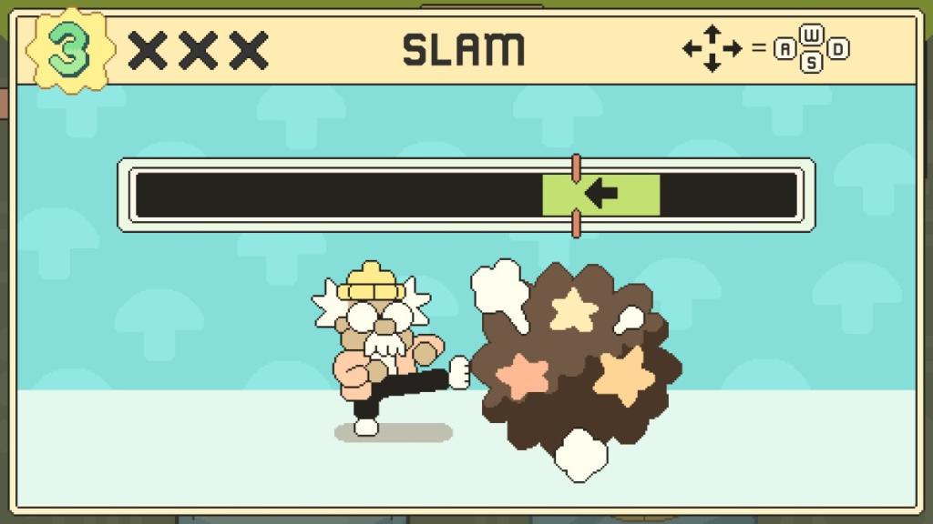 Hermit on the Slam special move menu