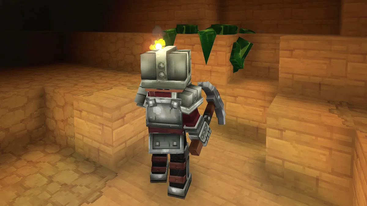 A Thorium block, as seen in Hytale.