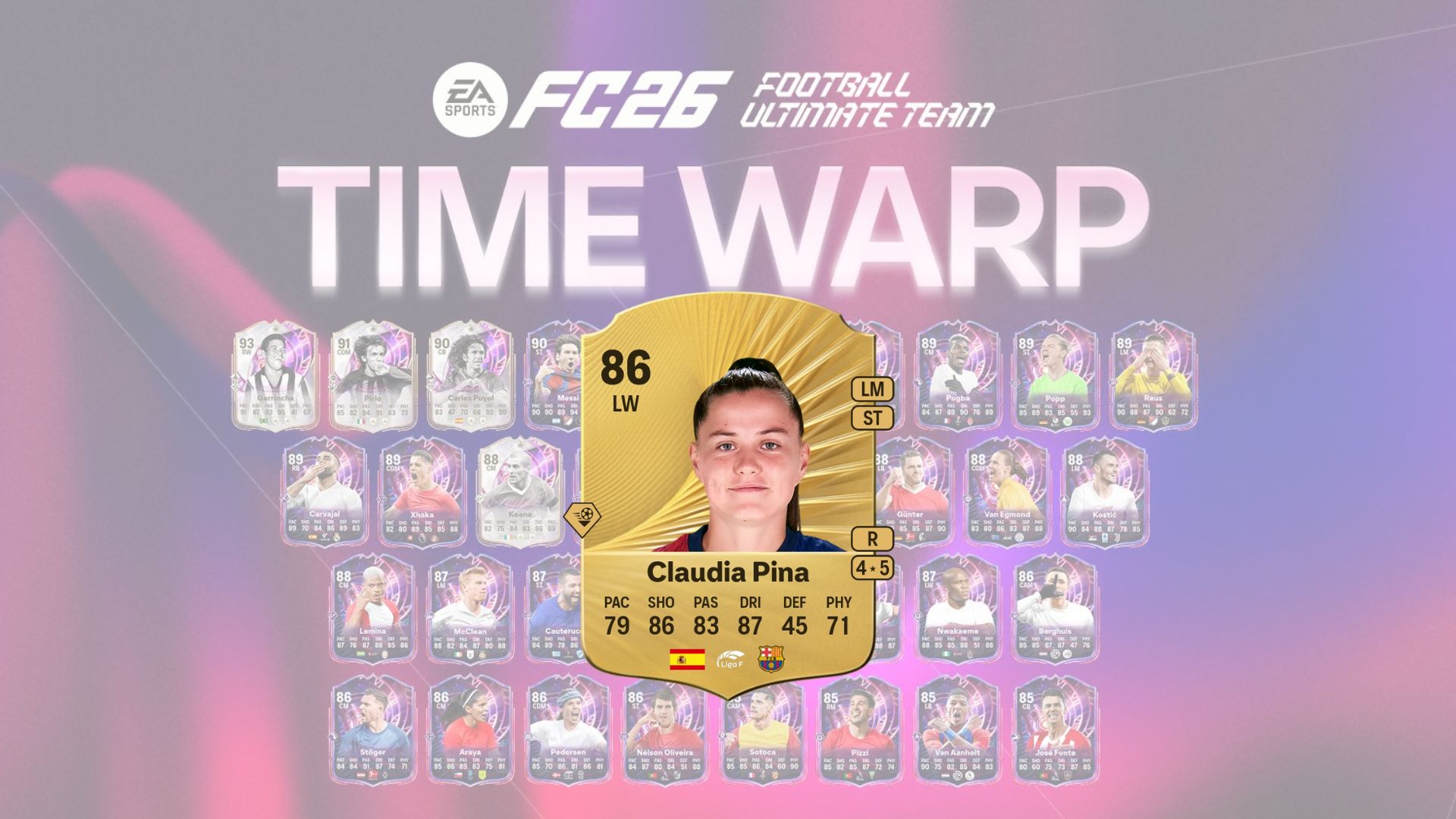 Claudia Pina FC 26 card in Ultimate Team
