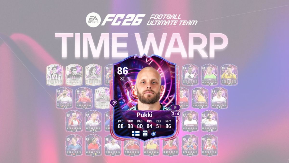 Teemu Pukki Time Warp card in FC 26 Ultimate Team