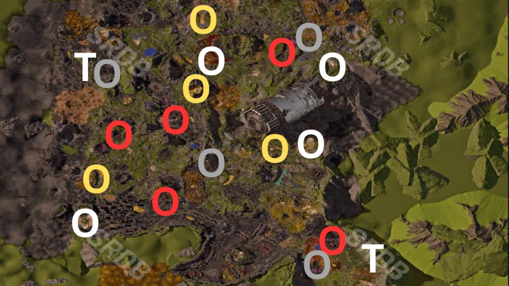 Ore locations in StarRupture
