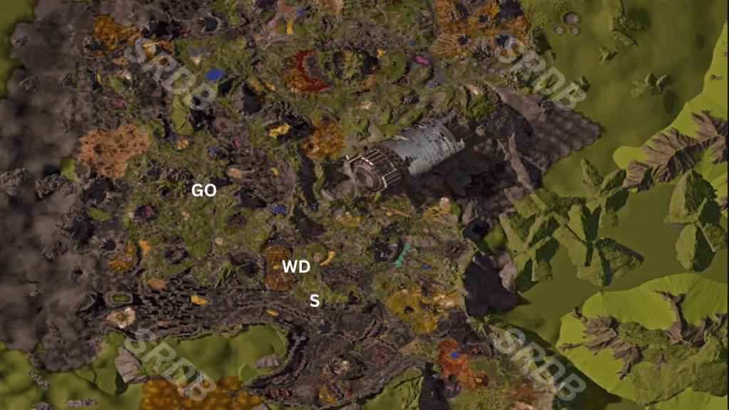 Blueprint locations in StarRupture