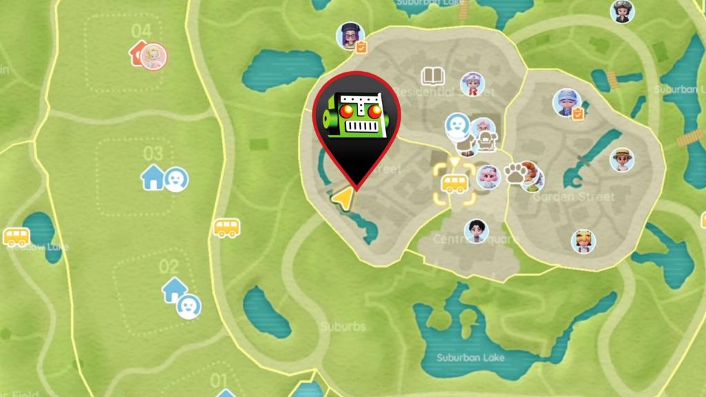 Doris location in Heartopia during Rain