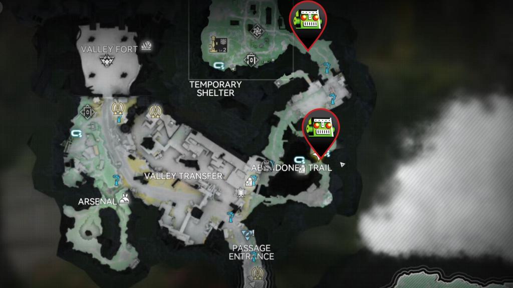Aketine plant locations in  Valley Pass in Arknights Endfield