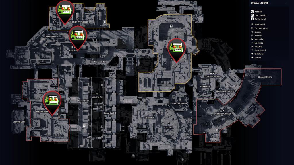 Rotary Encoder locations in ARC Raiders