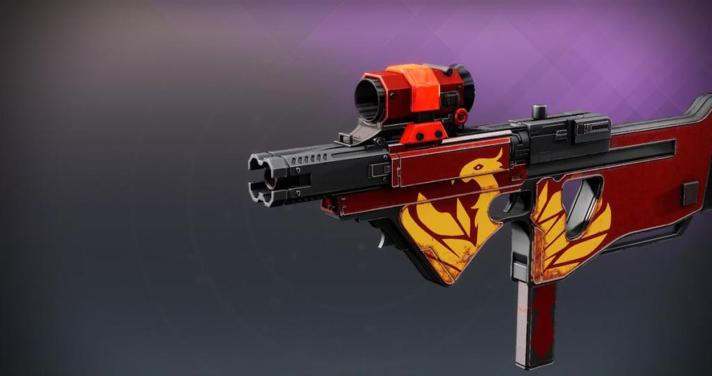 The Peculiar Charm SMG seen with the Tier five ornament.