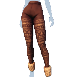 printed winter leggings in disney dreamlight valley