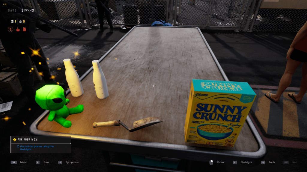 Potential weapons in Quarantine Zone