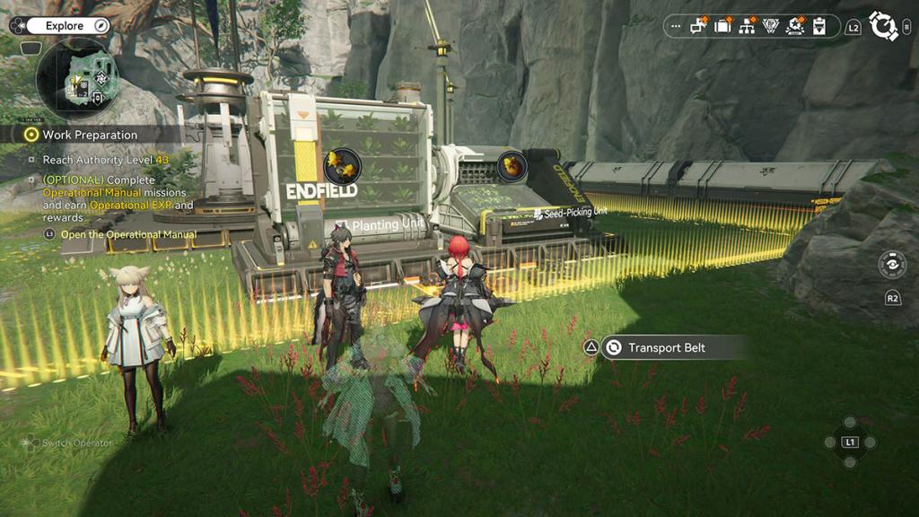 A steady production of Sandleaf in Arknights Endfield.