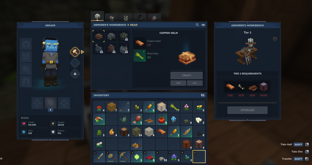 Armorer's Workbench in Hytale