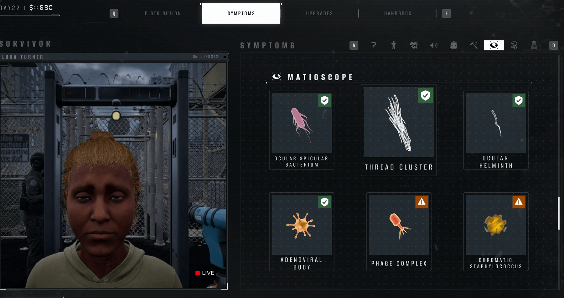 All symptoms in Quarantine Zone and how to detect them – Destructoid