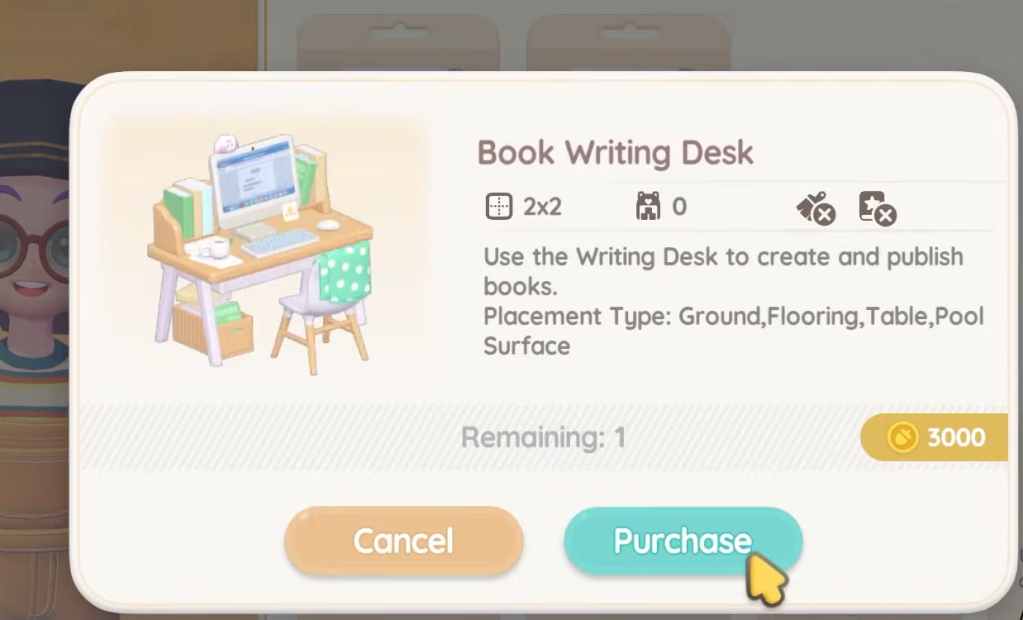 Writing Desk in Heartopia