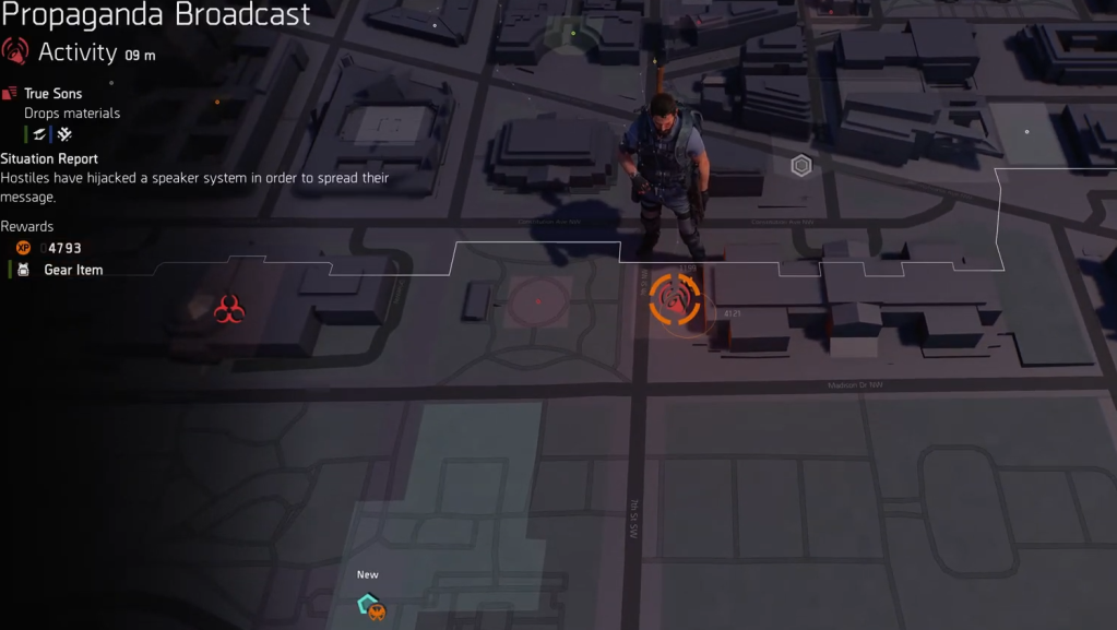 Propaganda Broadcast in East Mall