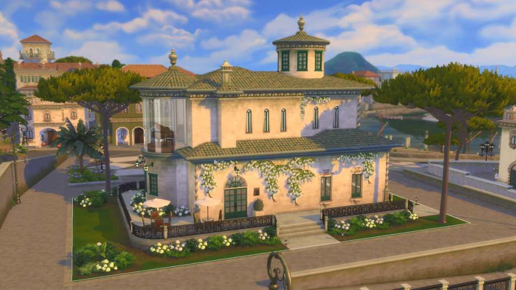 A bar in verdemar in the sims 4