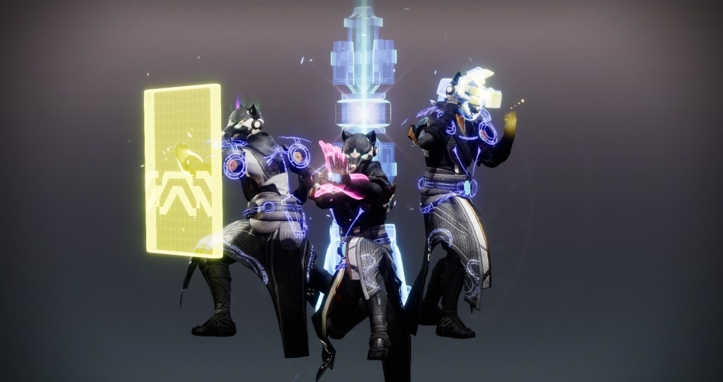 The Waiting for Exfil emote has Guardians emulating the Runners.
