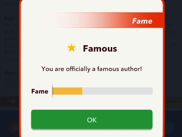 famous author pop up in bitlife