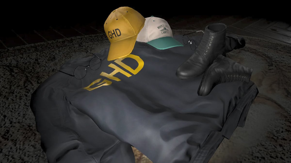 Ghost hunting clothes in pile in phasmophobia