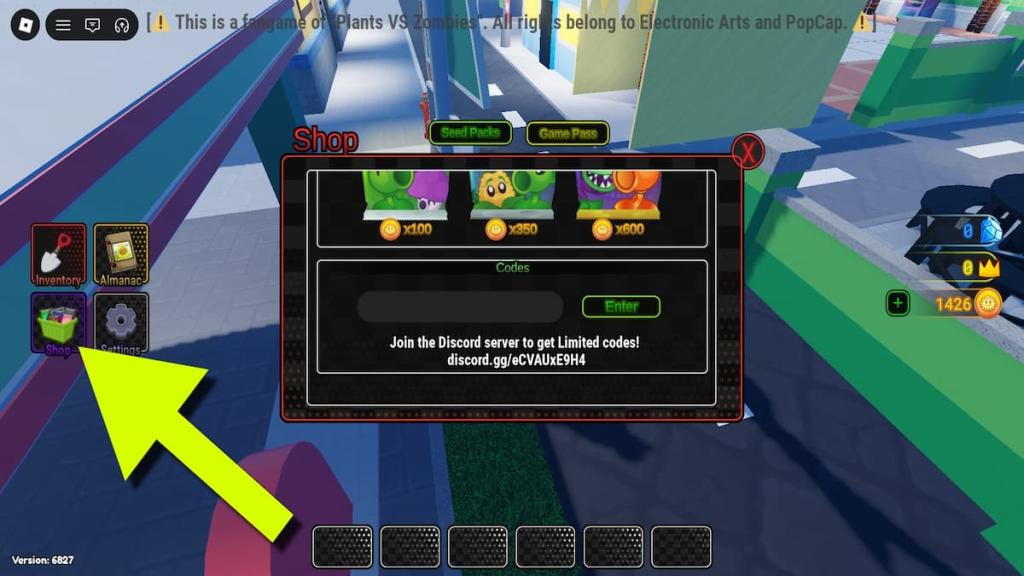 How to redeem Plants Tower Defense codes.