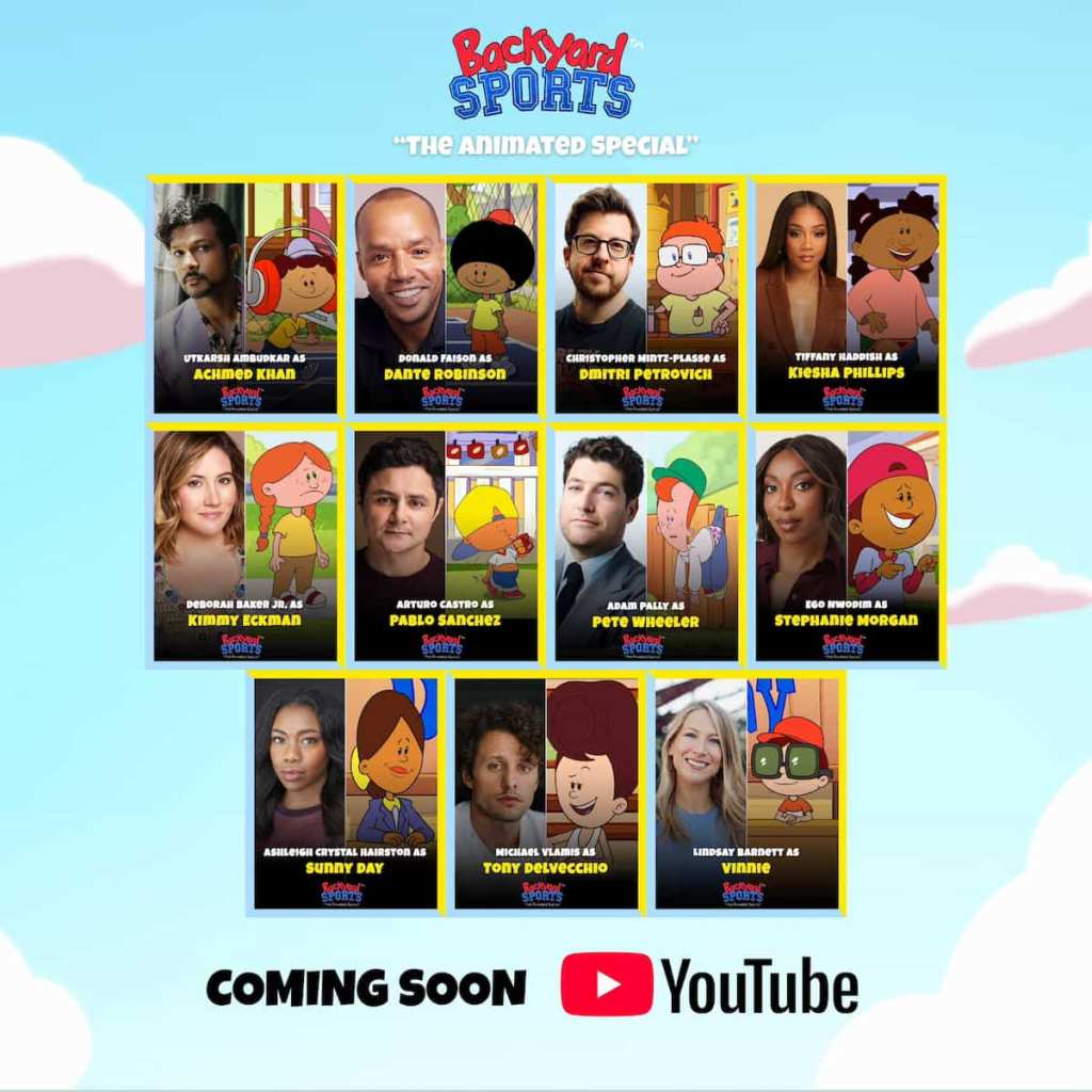 Backyard Sports animated special cast