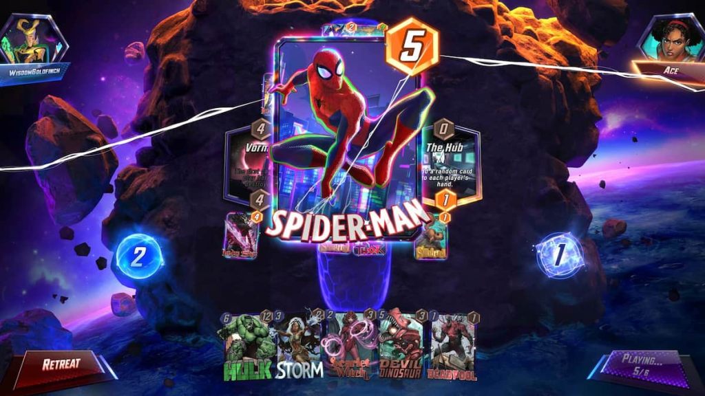Marvel Snap Spider-Man screenshot