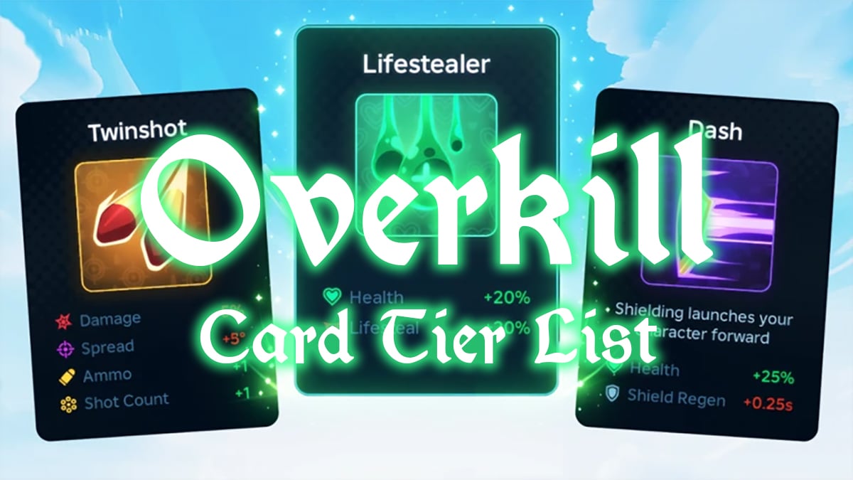 overkill card tier list