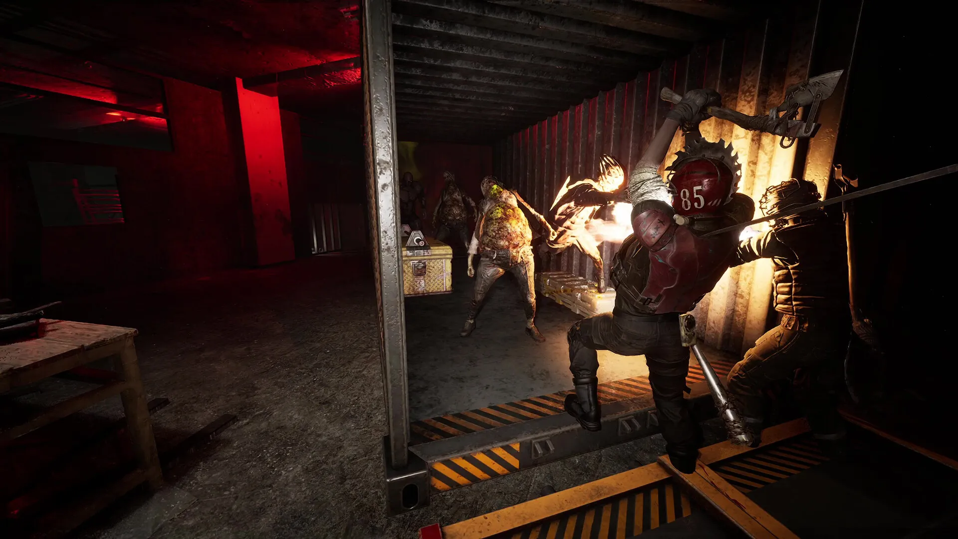 Players fighting in The Midnight Walkers