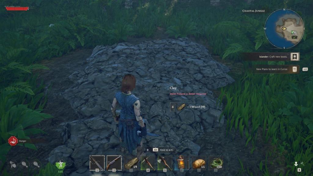 Clay deposit in Windrose.