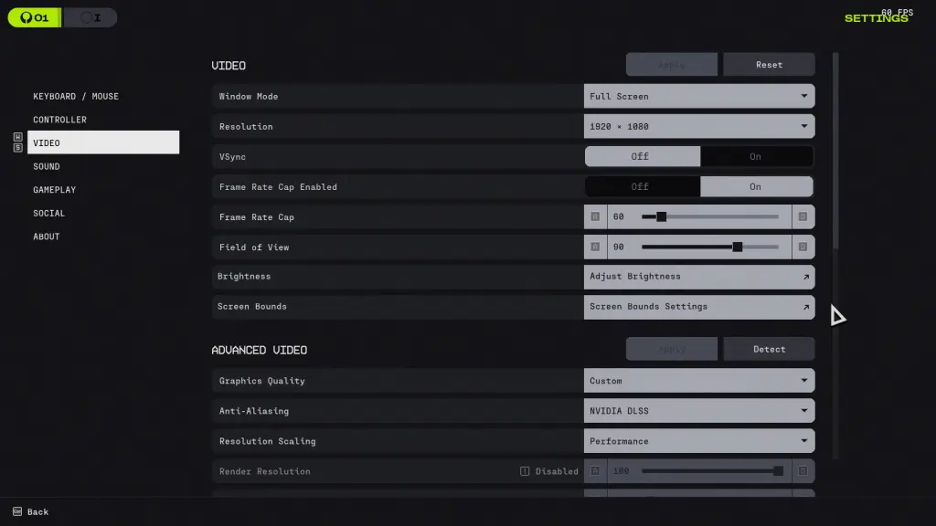 Best graphics settings in Marathon