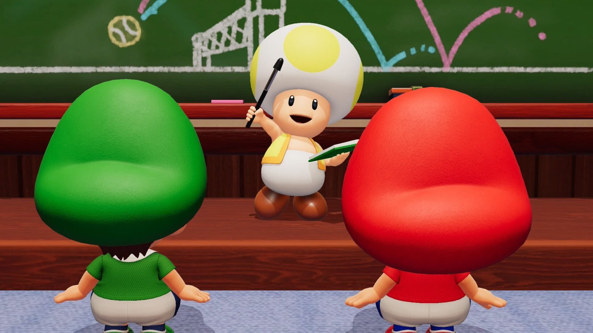 All answers to the Academy quizzes in Mario Tennis Fever